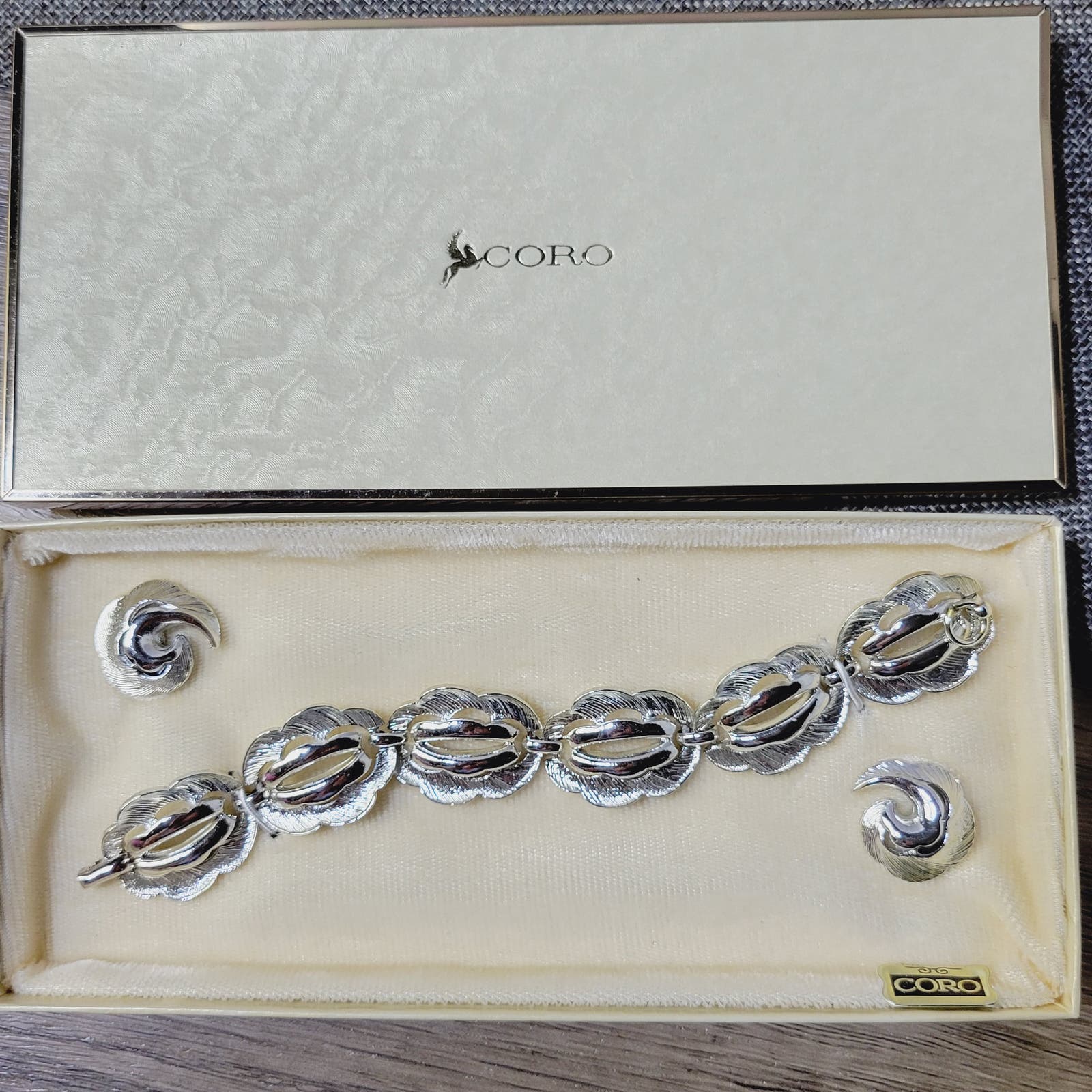 Coro Bracelet and 2024 Earrings