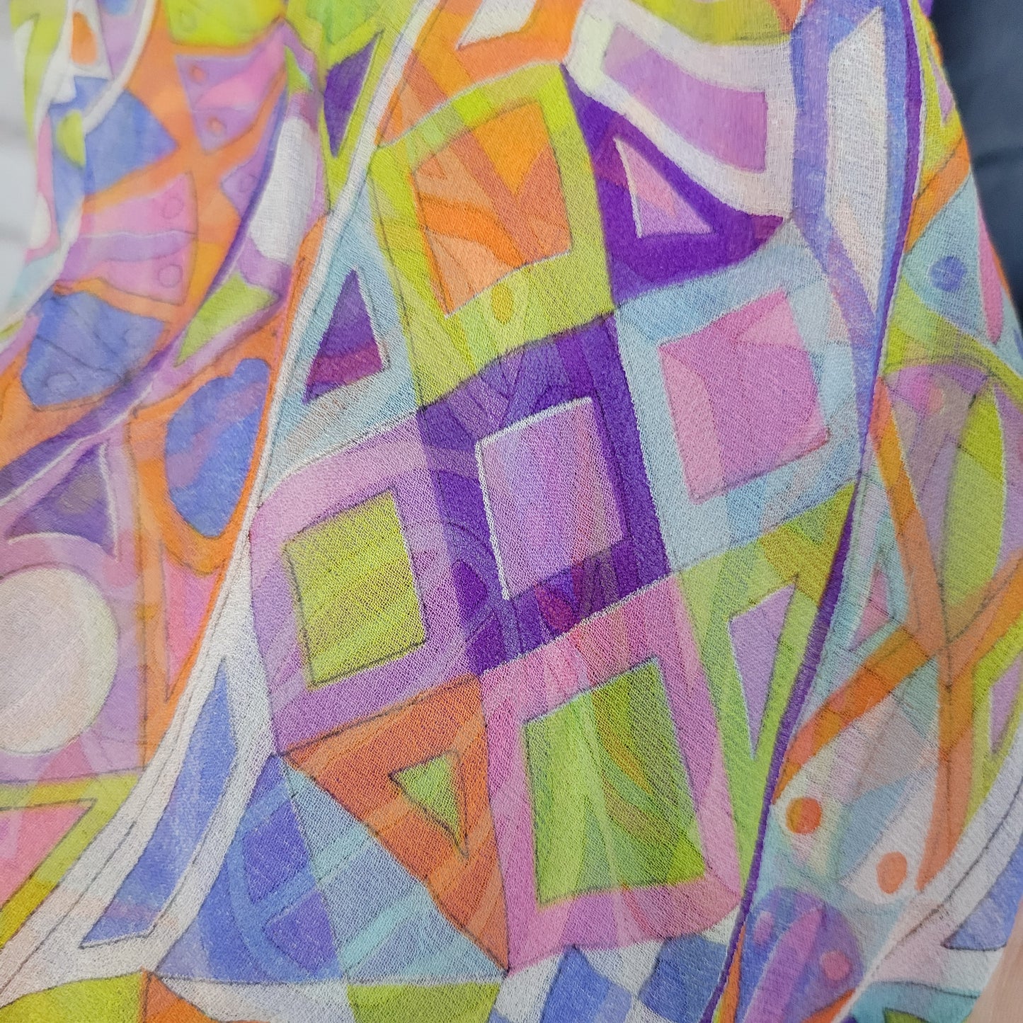 Colorful silk scarf bundle