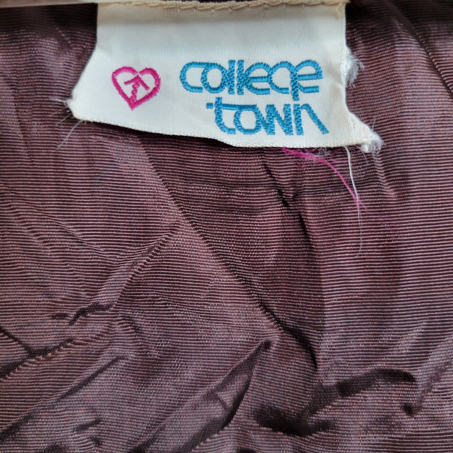 College Town womens vest size M fitted woven fabric boho Western cabincore